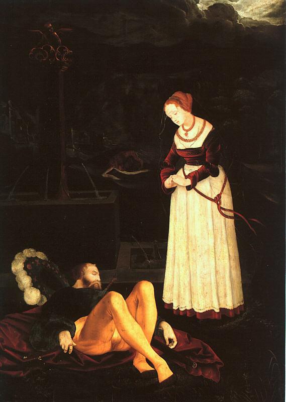 Hans Baldung Grien Pyramus and Thisbe oil painting picture